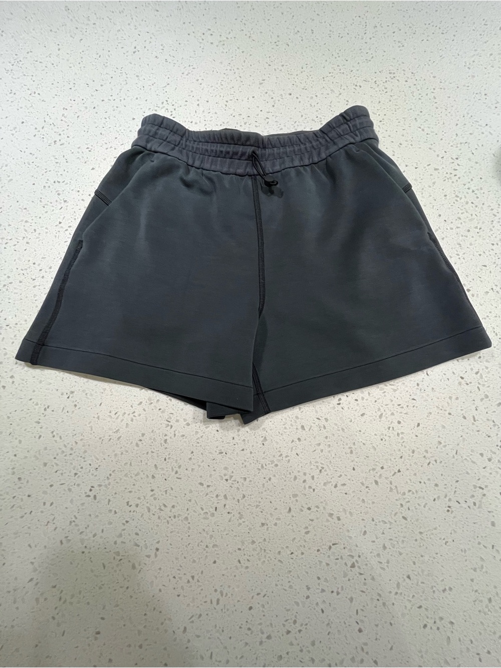lululemon Softstreme Highrise 4 inch Shorts - Black - Size 4